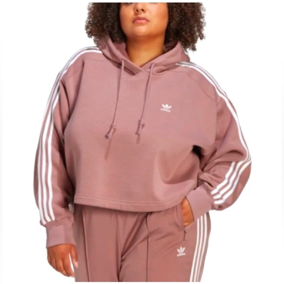 adidas Sweaters Adidas Nwt Womens Trefoil Short Hoodie Poshmark